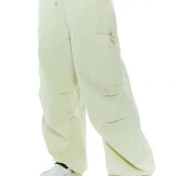 Jaded London Trousers Sage Green Parachute Cargo Pants