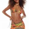 Jaded London Tutti-Fruiti Mini Skirt Beach & Swimwear