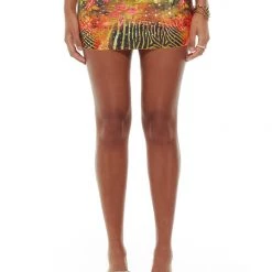 Jaded London Tutti-Fruiti Mini Skirt Beach & Swimwear
