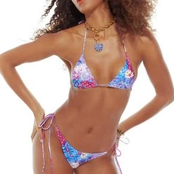 Jaded London Bubble Gum Micro Bikini Bottoms Beach & Swimwear