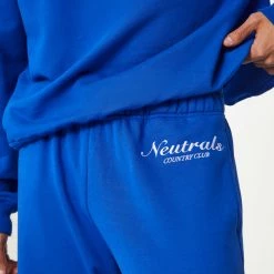 Jaded Man NTRLS Cobalt Blue Cuffed Joggers Co-ords