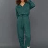 Jaded London Catsuits & Playsuits NTRLS Green Sweat Jumpsuit