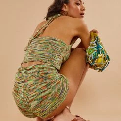 Jaded London Spacedye Knit Shorts Knitwear 11 Jaded London Spacedye Knit Shorts Knitwear