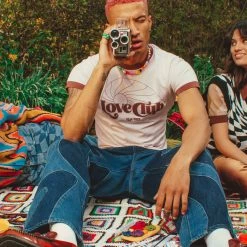 Jaded Man Pink Love Club Ringer T Shirt Tees 15 Jaded Man Pink Love Club Ringer T Shirt Tees