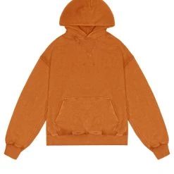 Jaded London NTRLS Rust Orange Oversized Hoodie