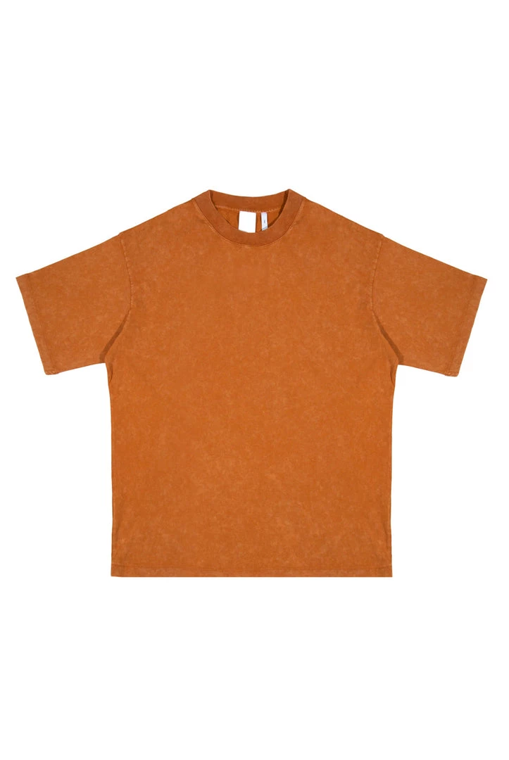 Jaded Man NTRLS Rust Orange Oversized T-shirt Tees 2 Jaded Man NTRLS Rust Orange Oversized T-shirt Tees