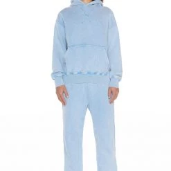 Jaded Man NTRLS Powder Blue Oversized Hoodie Co-ords