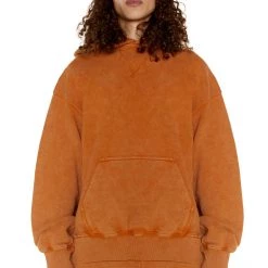 Jaded Man NTRLS Rust Orange Oversized Hoodie