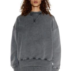 Jaded Man NTRLS Chrome Grey Crew Neck Sweatshirt Co-ords