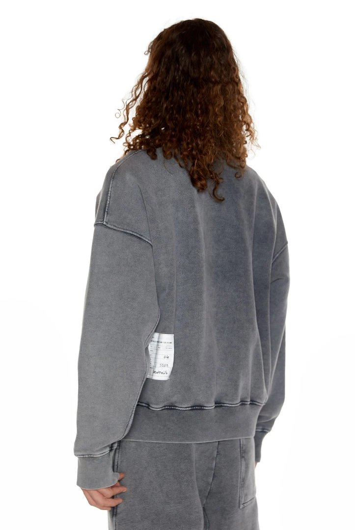 Jaded Man NTRLS Chrome Grey Crew Neck Sweatshirt Co-ords 6 Jaded Man NTRLS Chrome Grey Crew Neck Sweatshirt Co-ords