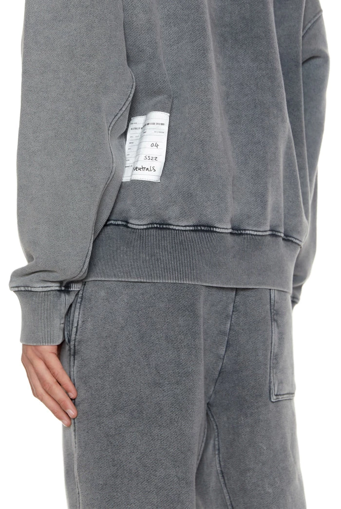 Jaded Man NTRLS Chrome Grey Crew Neck Sweatshirt Co-ords 5 Jaded Man NTRLS Chrome Grey Crew Neck Sweatshirt Co-ords