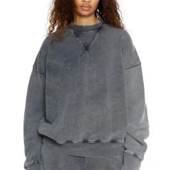 Jaded London Co-ords NTRLS Chrome Grey Crew Neck Sweatshirt