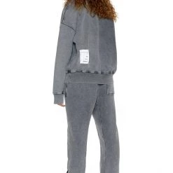 Jaded London Co-ords NTRLS Chrome Grey Crew Neck Sweatshirt