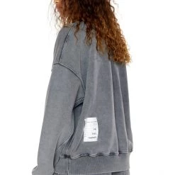 Jaded London Co-ords NTRLS Chrome Grey Crew Neck Sweatshirt