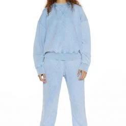 Jaded London NTRLS Powder Blue Crew Neck Sweatshirt