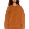 Jaded London NTRLS Rust Orange Crew Neck Sweatshirt