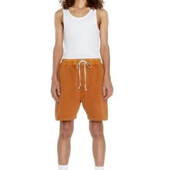Jaded Man NTRLS Rust Orange Relaxed Shorts