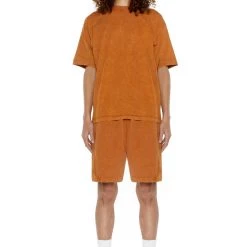 Jaded Man NTRLS Rust Orange Relaxed Shorts