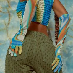 Jaded London Khaki Distressed Boyfriend Jeans 7 Jaded London Khaki Distressed Boyfriend Jeans