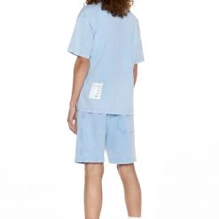 Jaded Man NTRLS Powder Blue Oversized T-shirt Tees