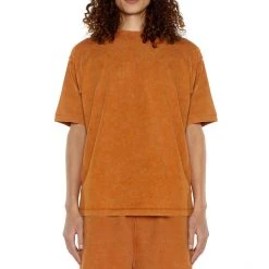 Jaded Man NTRLS Rust Orange Oversized T-shirt Tees