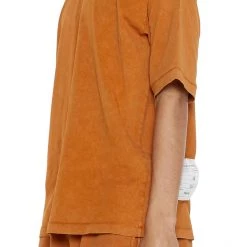 Jaded Man NTRLS Rust Orange Oversized T-shirt Tees 11 Jaded Man NTRLS Rust Orange Oversized T-shirt Tees