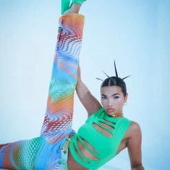 Jaded London Y2K Warped Dot Print Slouchy Boyfriend Fit Jeans 6 Jaded London Y2K Warped Dot Print Slouchy Boyfriend Fit Jeans