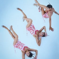 Jaded London Cherry Swirl Print Double Layer Ruched Side Mini Skirt 10 Jaded London Cherry Swirl Print Double Layer Ruched Side Mini Skirt