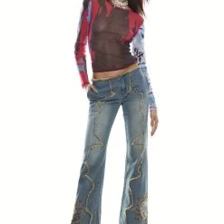 Jaded London Mirage Mesh Top Tops