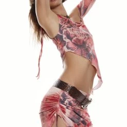 Jaded London Rosa Asymmetric Skirt