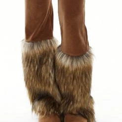 Jaded London Tia Faux Fur Track Pants