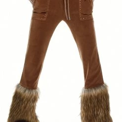 Jaded London Tia Faux Fur Track Pants