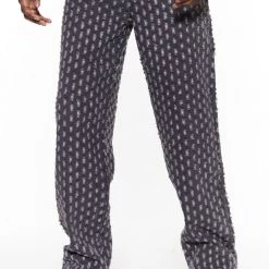 Jaded Man Vintage Washed Black Distressed Skate Jeans Denim