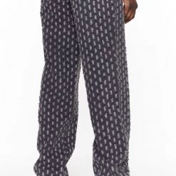 Jaded Man Vintage Washed Black Distressed Skate Jeans Denim