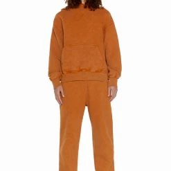 Jaded Man Co-ords NTRLS Rust Orange Relaxed Joggers