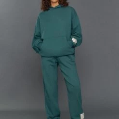 Jaded London Co-ords NTRLS Dark Green Cuffed Joggers