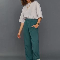 Jaded London Co-ords NTRLS Dark Green Cuffed Joggers