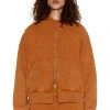 Jaded Man NTRLS Rust Orange Oversized Zip Through Hoodie Co-ords