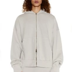 Jaded Man NTRLS Stone Oversized Zip Through Hoodie Co-ords